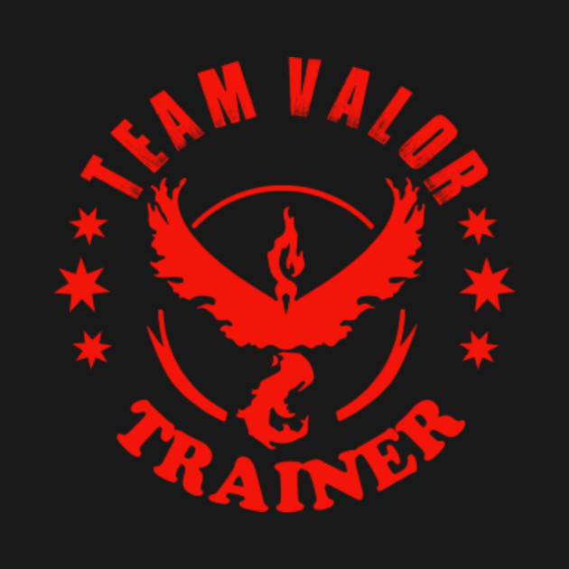 Team Valor Trainer Pokemon Go Valor TShirt TeePublic