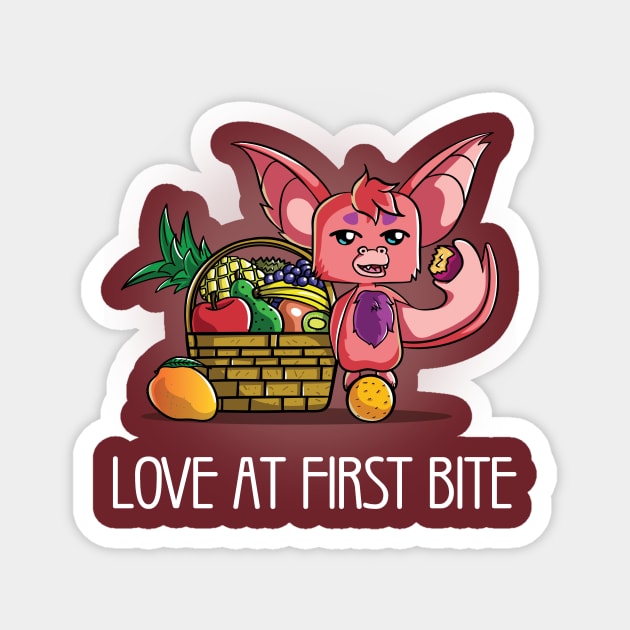 Love At First Bite Magnet by Creative Wiz