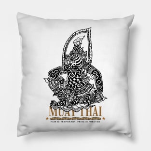 Vintage Muay Thai Tattoo Hermit Pillow