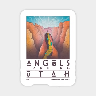 Angels landing, Utah, USA Magnet