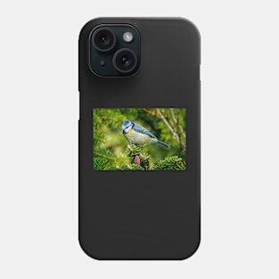 Bluetit Garden Bird Picture Phone Case