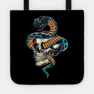 Snake Skull Tote