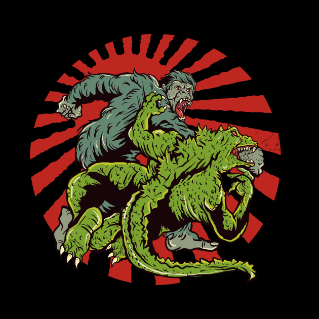 King VS Gojira by Greendevil