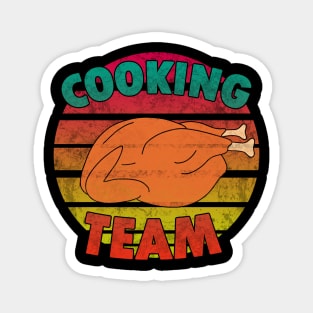 Thanksgiving - Cooking team Magnet