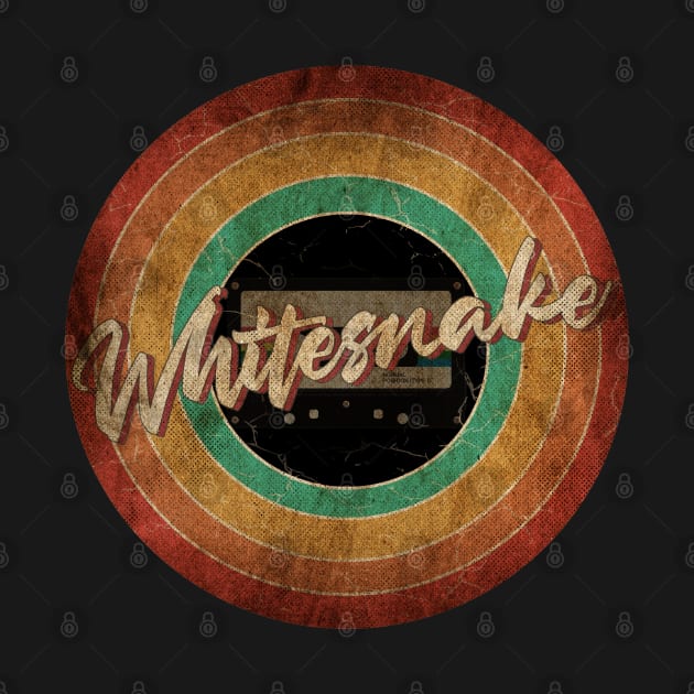 Whitesnake Vintage Circle Art by antongg