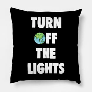 Save Energy Turn Off The Lights and Electricity Pillow