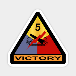 5th Armored Division - Victory wo Txt Magnet