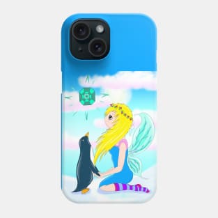 Fairy and penguin friend Phone Case