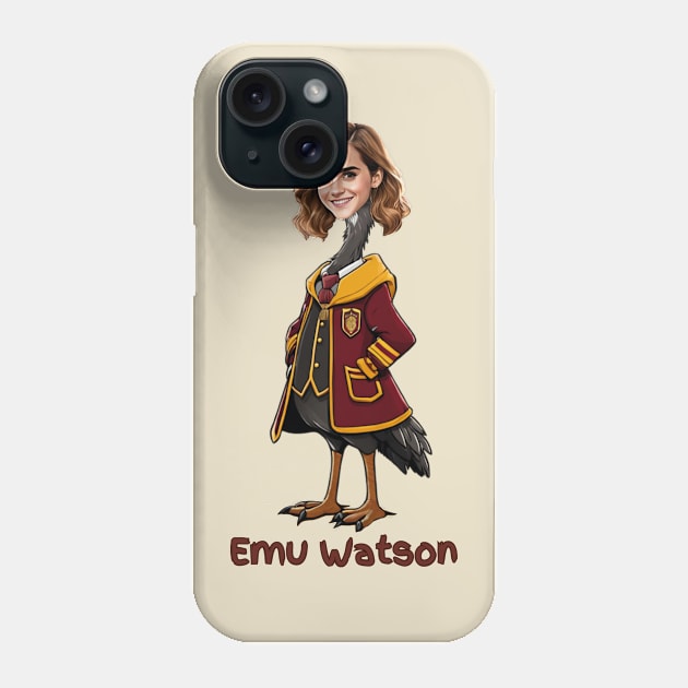 Emu Watson Phone Case by Dorky Donkey Designs