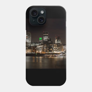 London Night Skyline Phone Case