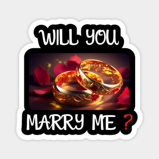 Will You Marry Me? 2 Marriage Proposal Magnet