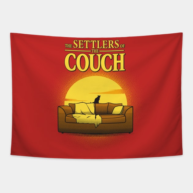 Settlers of the Couch Tapestry by stevegoll68