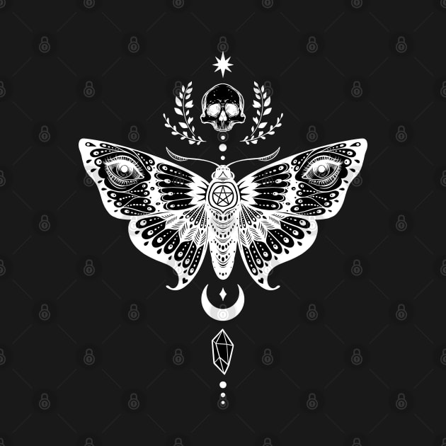 Night moth by OccultOmaStore