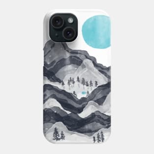 Sun in Moon Lake... Phone Case