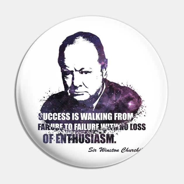 Winston Churchill Pin by conquart