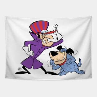 Funny Cartoon Bad Guys Tapestry