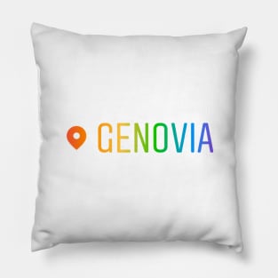 Genovia Instagram Location Pillow