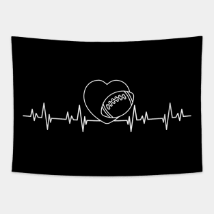 Rugby Heartbeat Tapestry