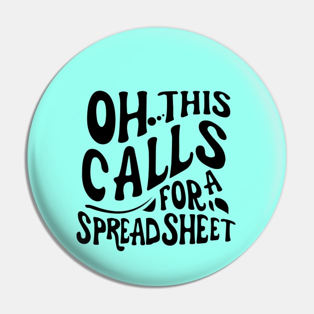 Oh This Calls For A Spreadsheet typography design Pin by A Floral Letter Capital letter A | Monogram, Sticker