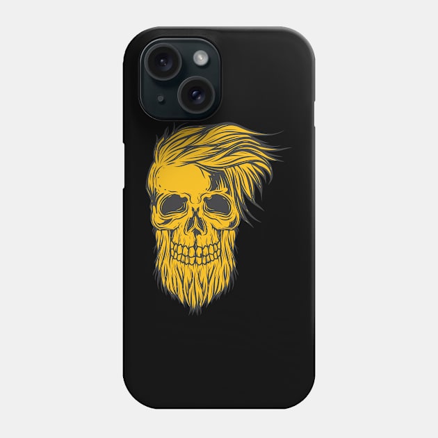 Skull hipster Phone Case by ShirtyLife