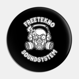 Freetekno Soundsystem Pin