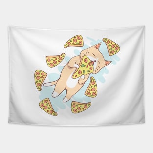 One Bite Pizza Tapestry