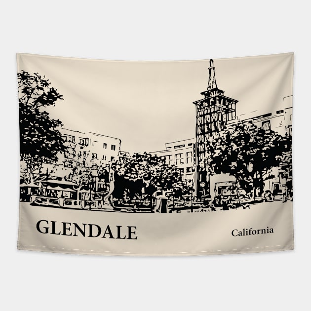 Glendale - California Tapestry by Lakeric