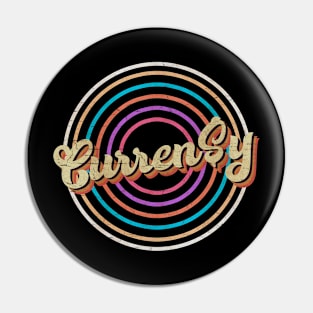 vintage circle line color Curren$y Pin