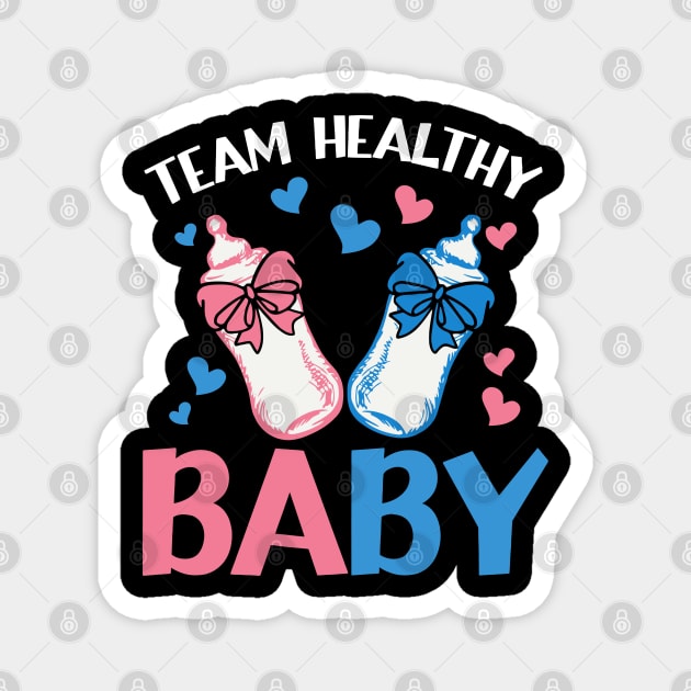 Gender Reveal Party Team Healthy Baby Magnet by adalynncpowell