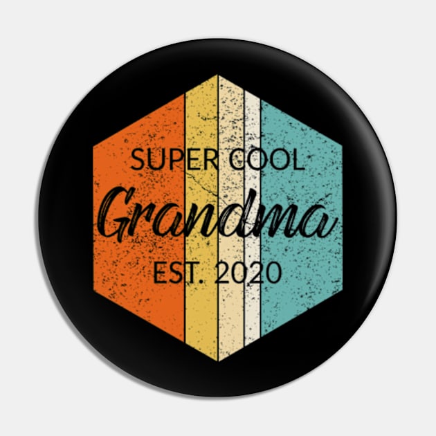 vintage grandma est 2020 gift Pin by MinyMerch