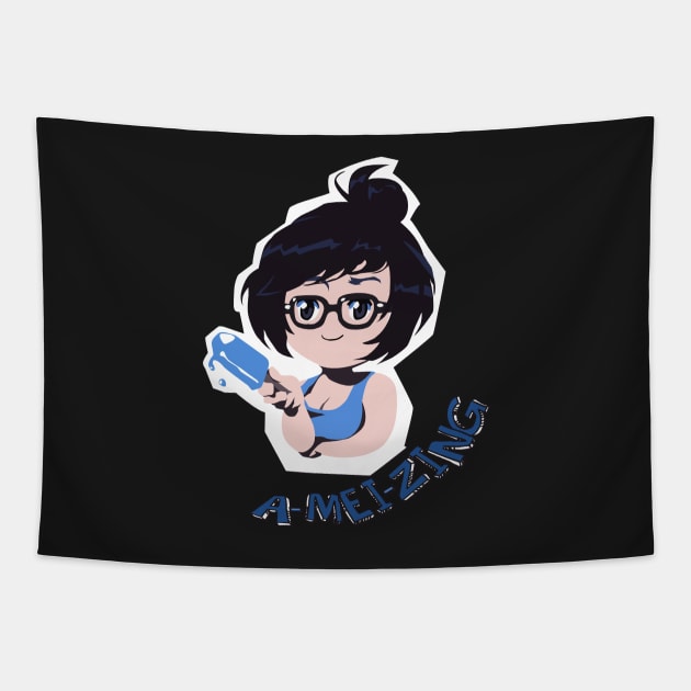 A-mei-zing ice cream Tapestry by JamesCMarshall