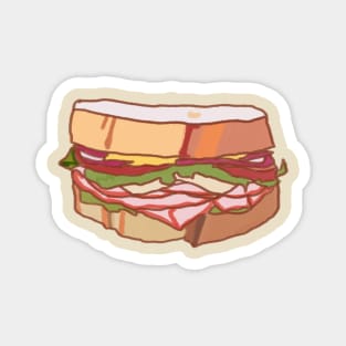 Clubhouse Sandwich Magnet