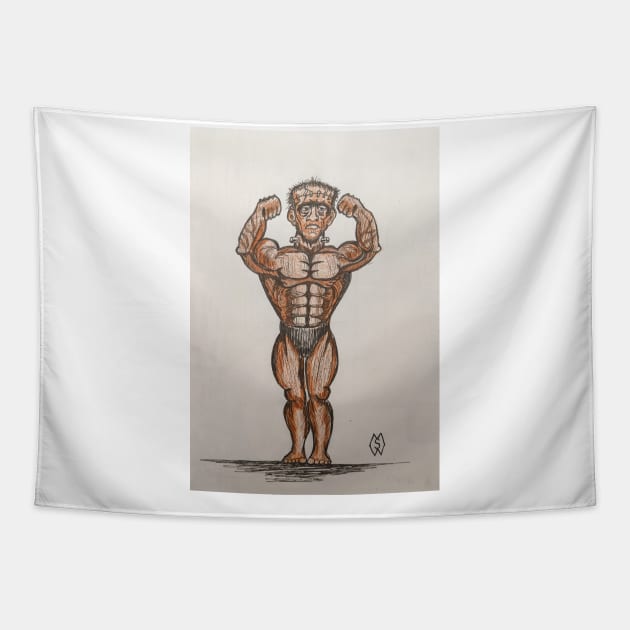 Fitness Freak Tapestry by Matt Starr Fine Art