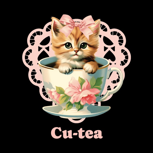 Cu-tea - Cute Cat by Kamran Sharjeel