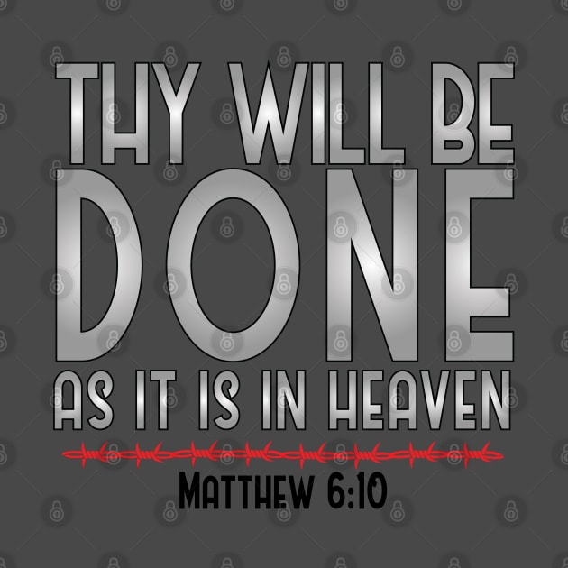 Matther 6:10 by argamekreation