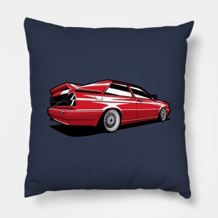 Red Coupe GT B2 1980 Pillow