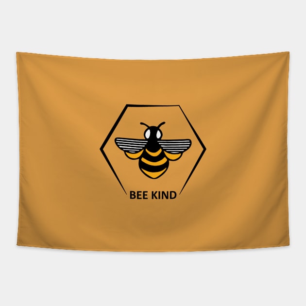 Bee kind Tapestry by bigmomentsdesign