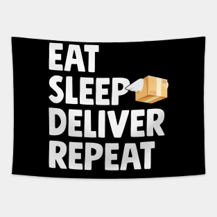 Eat sleep deliver repeat Tapestry