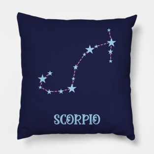 Scorpio Zodiac Sign Constellation Pillow