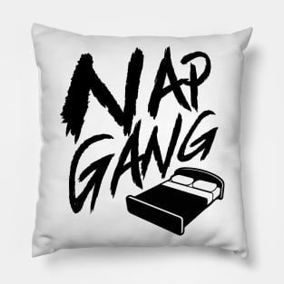 Nap Gang sleepy time shirt Pillow