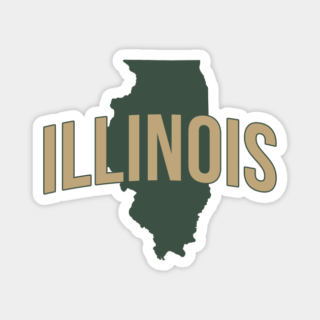 Illinois State Magnet by Novel_Designs