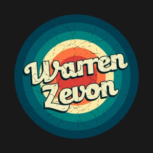 Graphic Warren Name Retro Vintage Circle T-Shirt