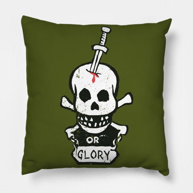 Death or Glory '86 Pillow by Cabin_13