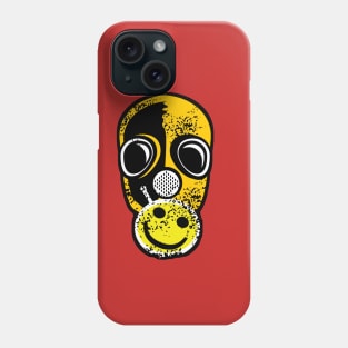 Post Apocalyptic Skull with a Smiley Phone Case