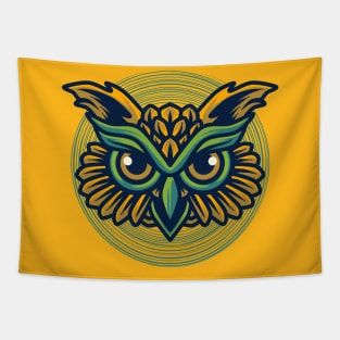 Cute Owl Head Tapestry