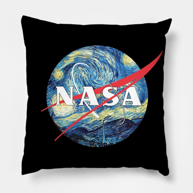 The Starry NASA Pillow by Dean_Stahl