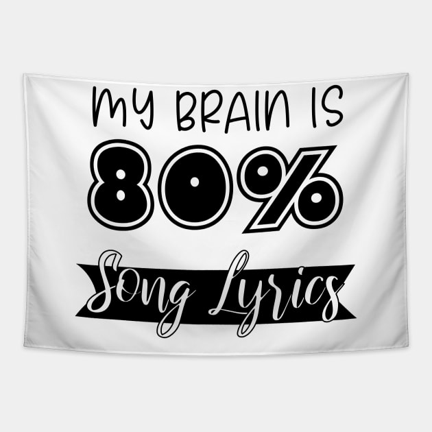 my brain is 80 song lyrics Tapestry by bisho2412