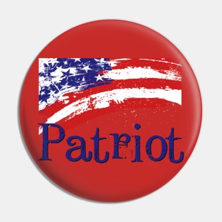 Patriot Conservative Blue Pin