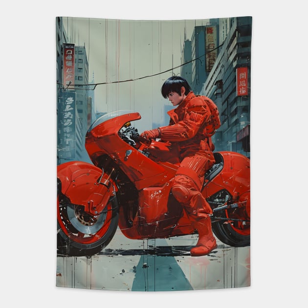 Akira Unleashed: Cyberpunk Masterpiece, Psychic Power Saga, and Fan Art Fusion Tapestry by insaneLEDP