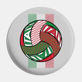 Volleyball Italy Pin